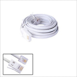 High Speed 10FT 3 Meters RJ11 Phone Cord RJ11 UK 6P4C British Telephone Phone ADSL Modem Line Cable