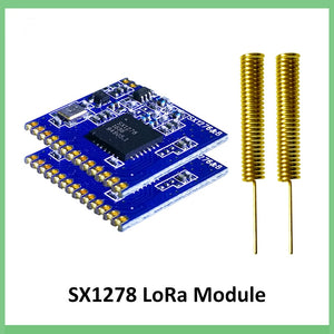 2pcs 433mhz RF LoRa module SX1278 PM1280 Long-Distance communication Receiver and Transmitter SPI LORA  IOT+2pcs 433MHz antenna